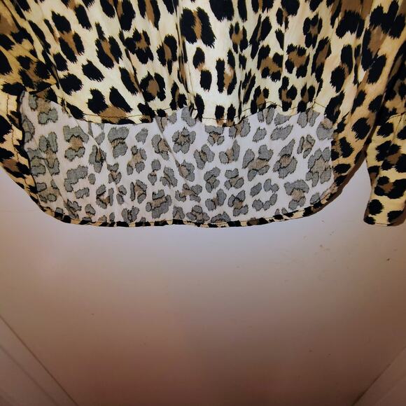 🐆 Alex & Jordan Leopard Style Blouse - Picture 3 of 5